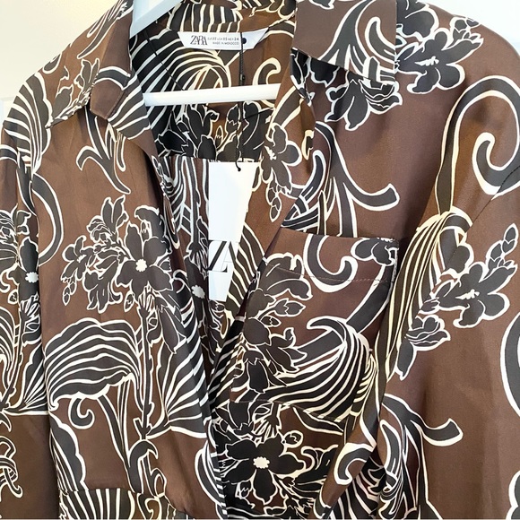 Zara printed wrap dress - Picture 4 of 7